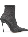 Casadei Super Blade Bisanzio 110mm boots - Black
