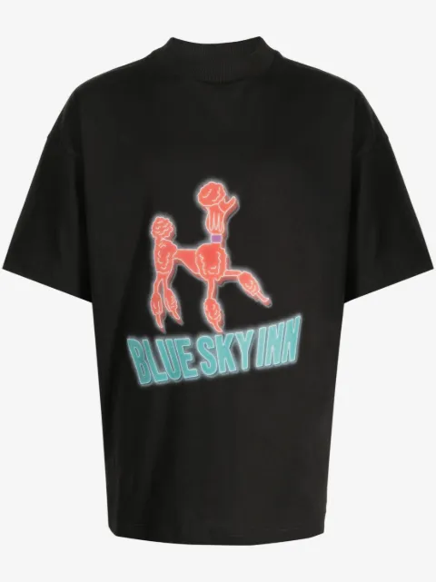 BLUE SKY INN logo-print cotton T-shirt