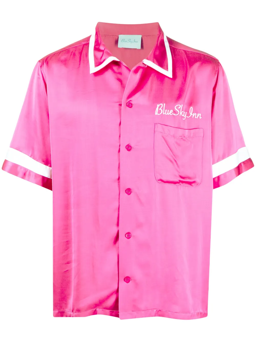 BLUE SKY INN Waiter embroidered-logo shirt