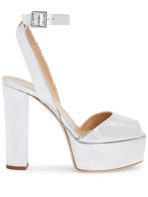 Giuseppe Zanotti Betty 120mm python-print sandals