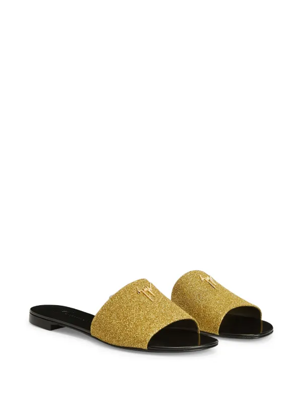 Giuseppe Zanotti Shirley Glitter Sandals Gold FARFETCH PH