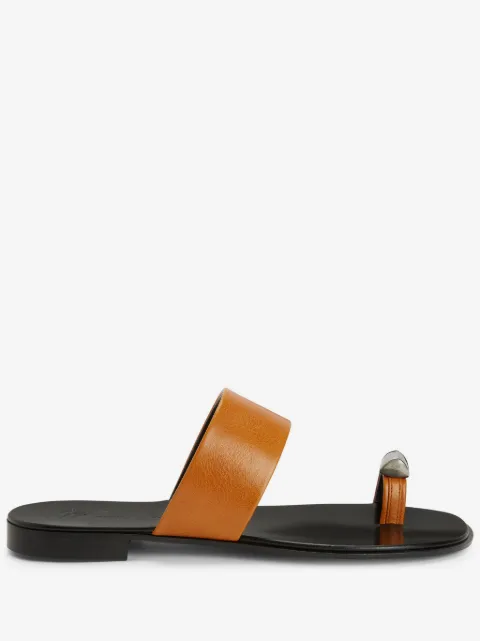 Giuseppe Zanotti Norbert leather toe-loop sandals