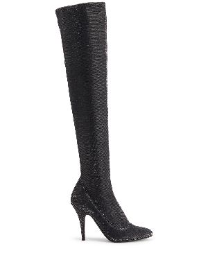 High knee hot sale boots macys