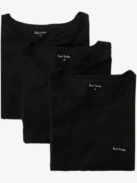 Paul Smith logo-print organic cotton T-shirt (pack of three)