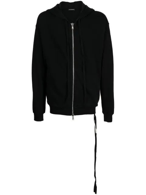 Ann Demeulemeester long-sleeve hooded zip-up jacket