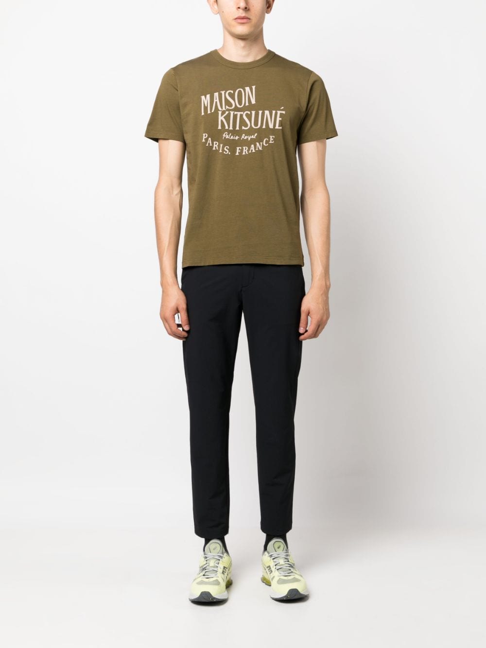 Image 2 of Maison Kitsuné T-Shirt mit Logo-Print