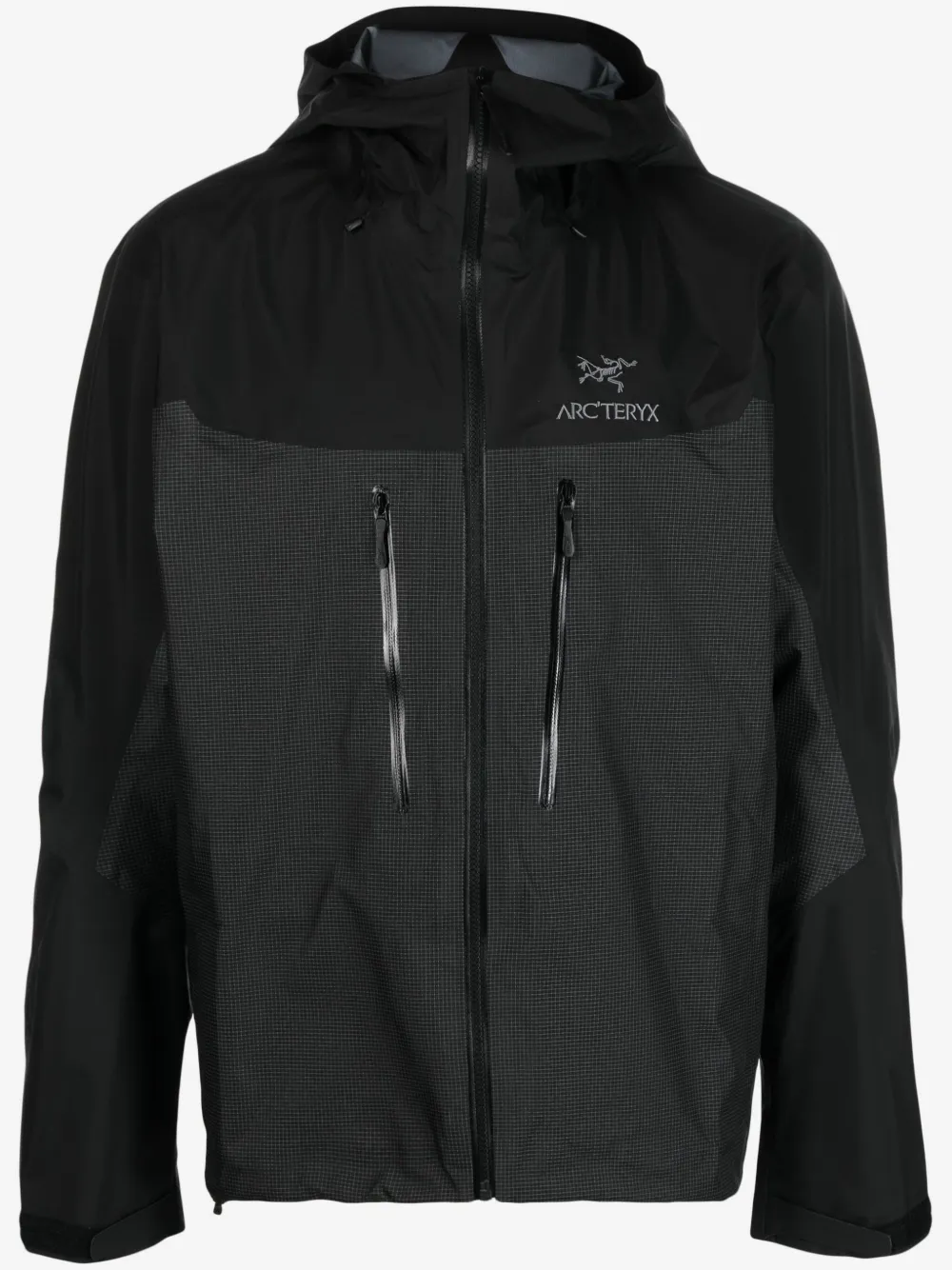 Arc'teryx Alpha logo-embroidered hooded jacket | Black | Image 1