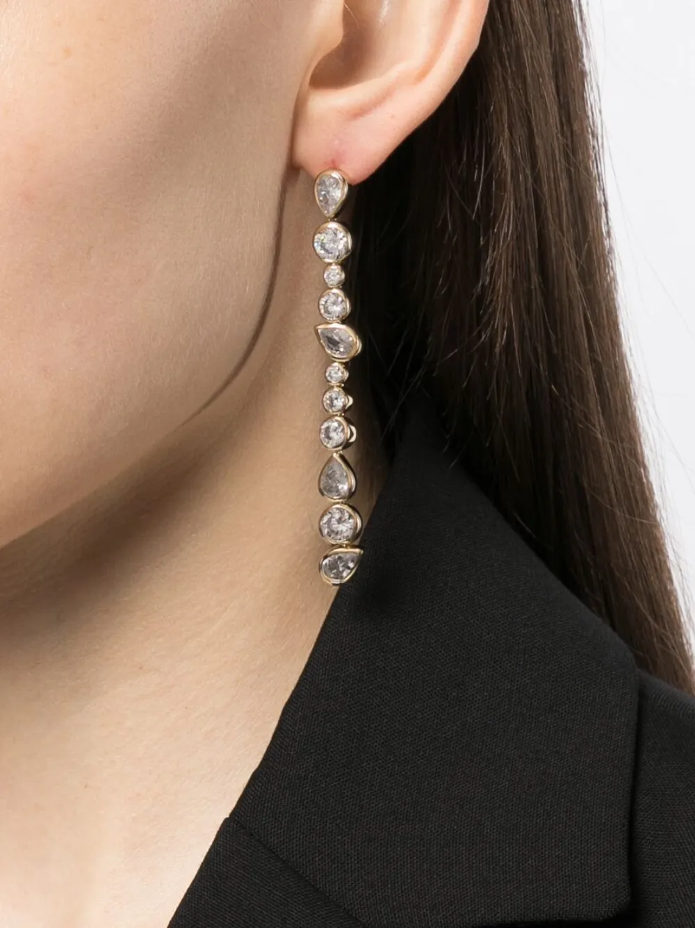 Glitch Drop Earrings