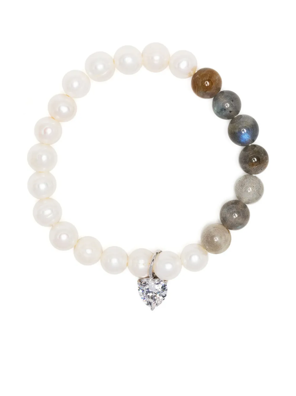 Completedworks heart-charm pearl-detail bracelet