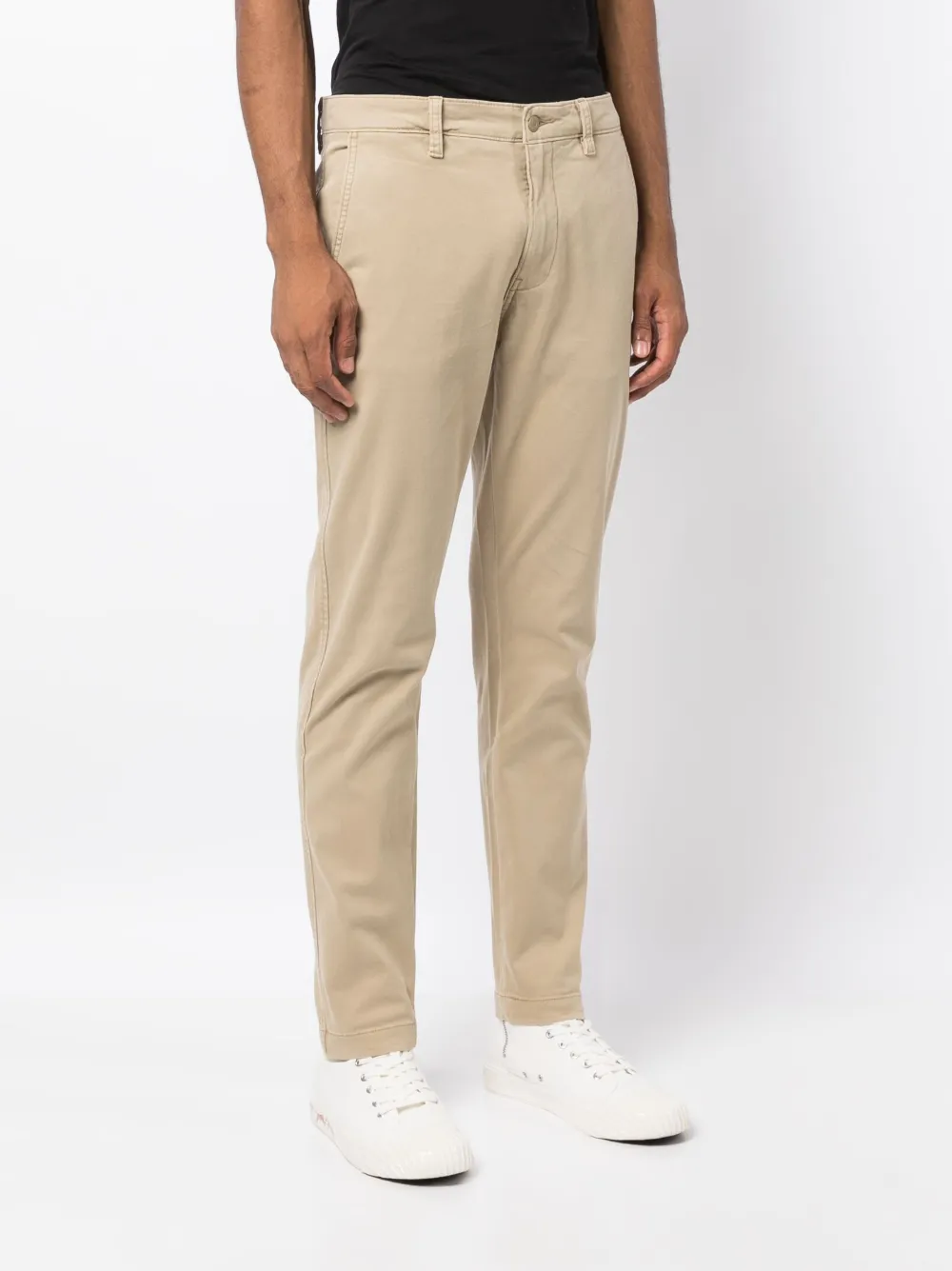  Levi's Logo-patch Chino Trousers - Brown 