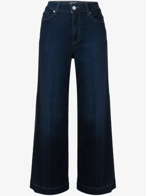PAIGE jeans capri con parche del logo
