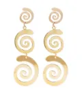 ALBERT COLL Victoria long drop earrings - Gold
