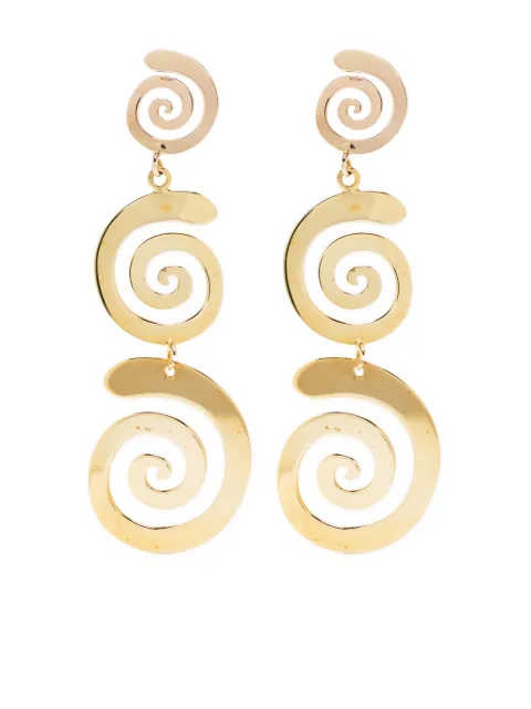 ALBERT COLL Victoria long drop earrings
