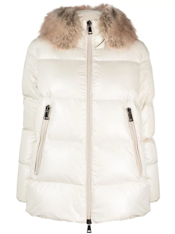 Moncler shearling hot sale jacket