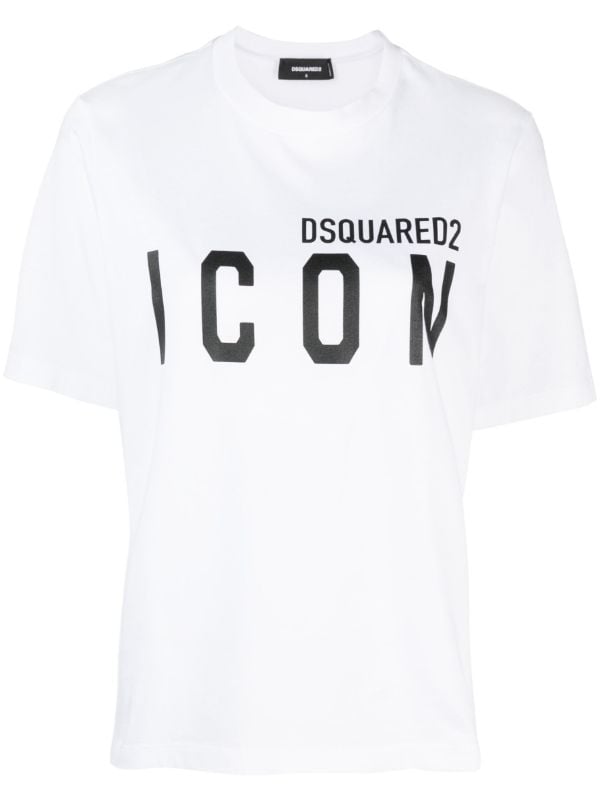 Dsquared2 logo-print Cotton T-shirt - Farfetch