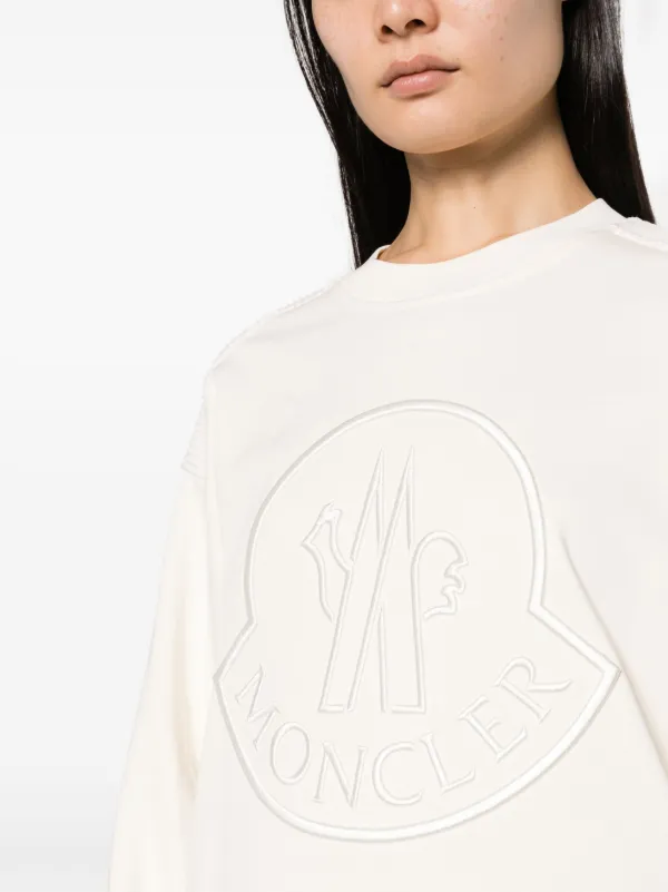 Moncler hotsell white sweatshirt