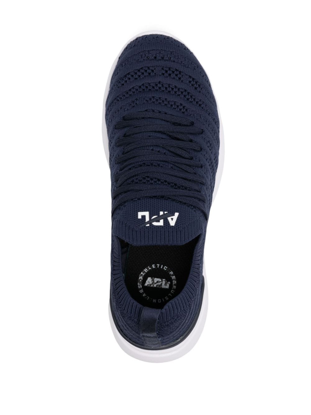 Shop Apl Athletic Propulsion Labs Techloom Wave Logo-patch Sneakers In Blau