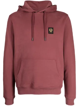 Belstaff Hoodie Con Parche Del Logo Rojo FARFETCH MX