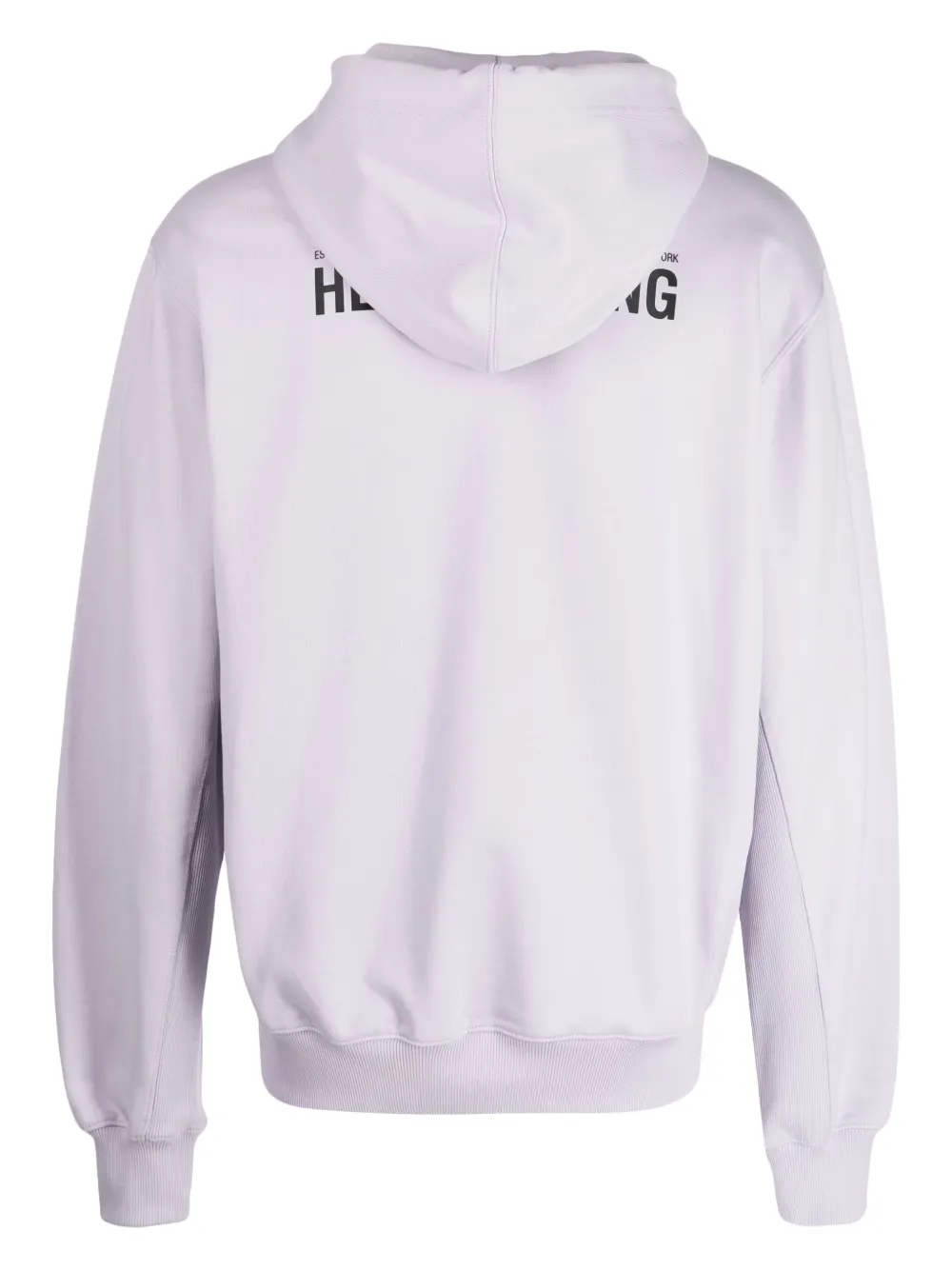 Helmut Lang Hoodie met fotoprint - Paars