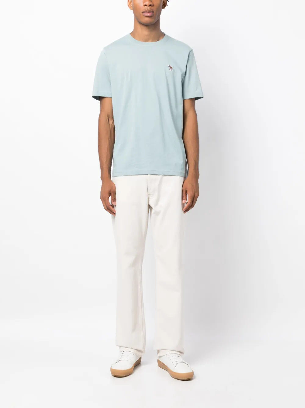 PS Paul Smith Zebra-motif cotton T-shirt - Groen