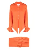 Sleeper Rumba linen lounge set - Orange