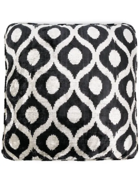 Les-Ottomans cojín de terciopelo en jacquard
