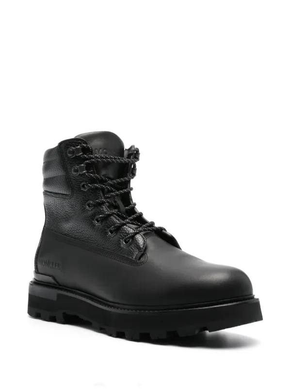 Moncler Peka lace up Leather Boots Farfetch