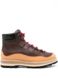 Moncler Peka Trek leather hiking boots - Brown