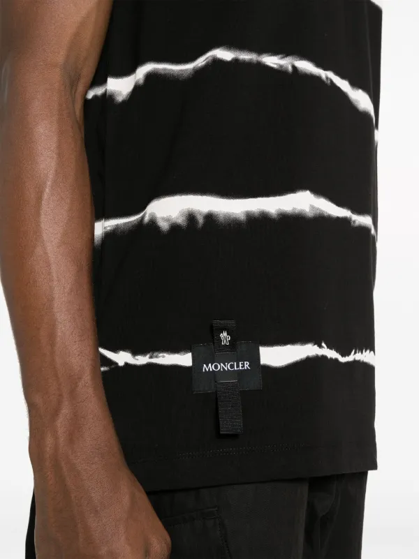 Moncler tie dye Print Cotton T shirt Farfetch