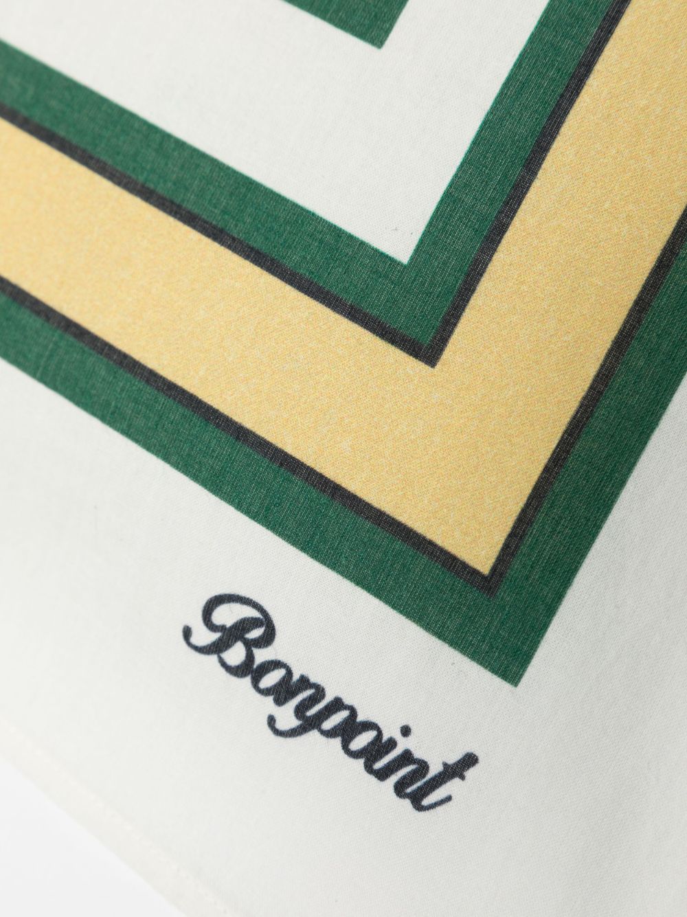 Bonpoint Sjaal met logoprint - Wit