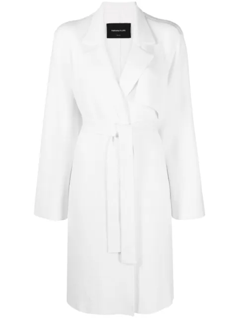 Fabiana Filippi knitted wool trench coat