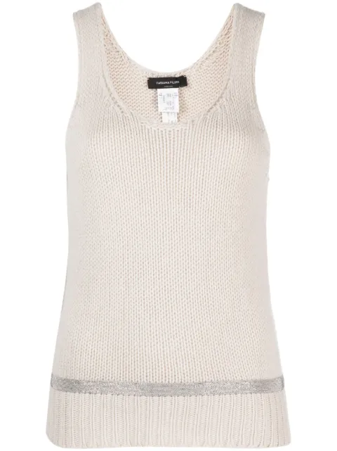 Fabiana Filippi virgin wool knitted top