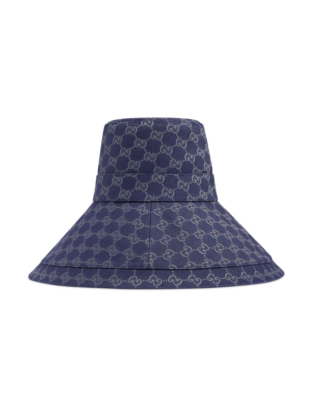 Gucci Double G bucket hat - Blauw