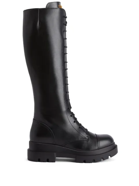 Giuseppe Zanotti botas altas con agujetas