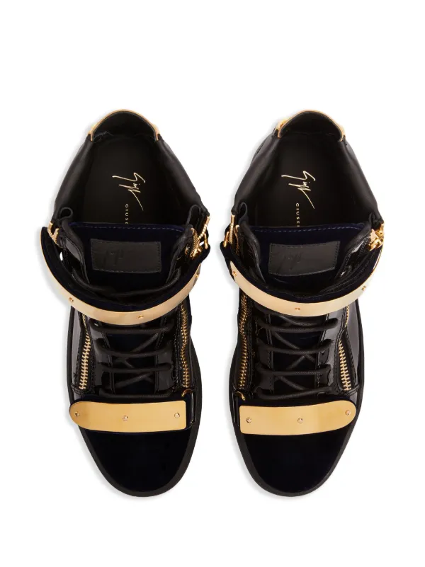 Giuseppe Zanotti Coby double-straps mid-top Sneakers | Blue