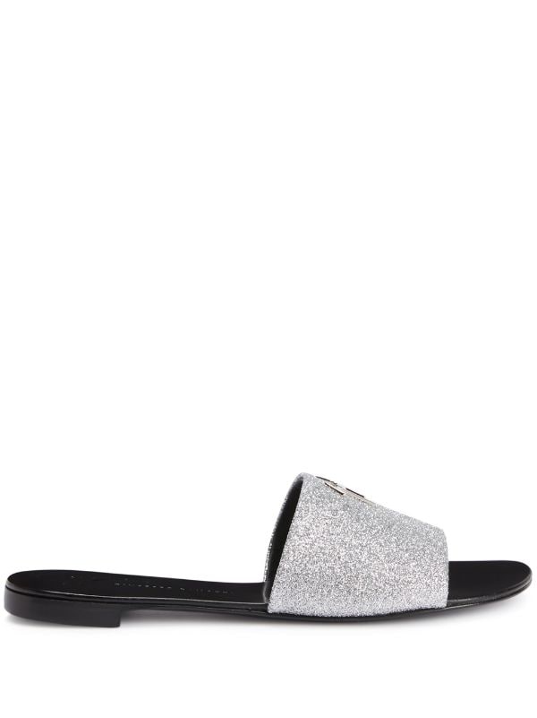 Glitter sandal store slides