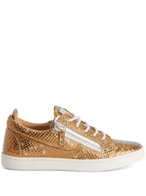 Giuseppe Zanotti Gail metallic-effect sneakers