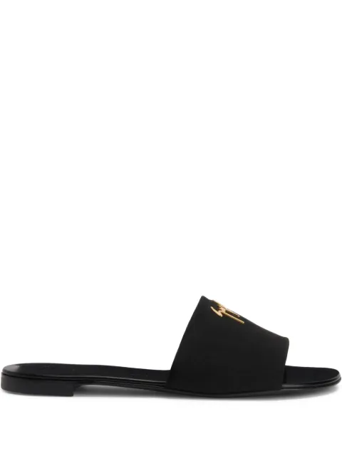 Giuseppe Zanotti ロゴプレート ミュール