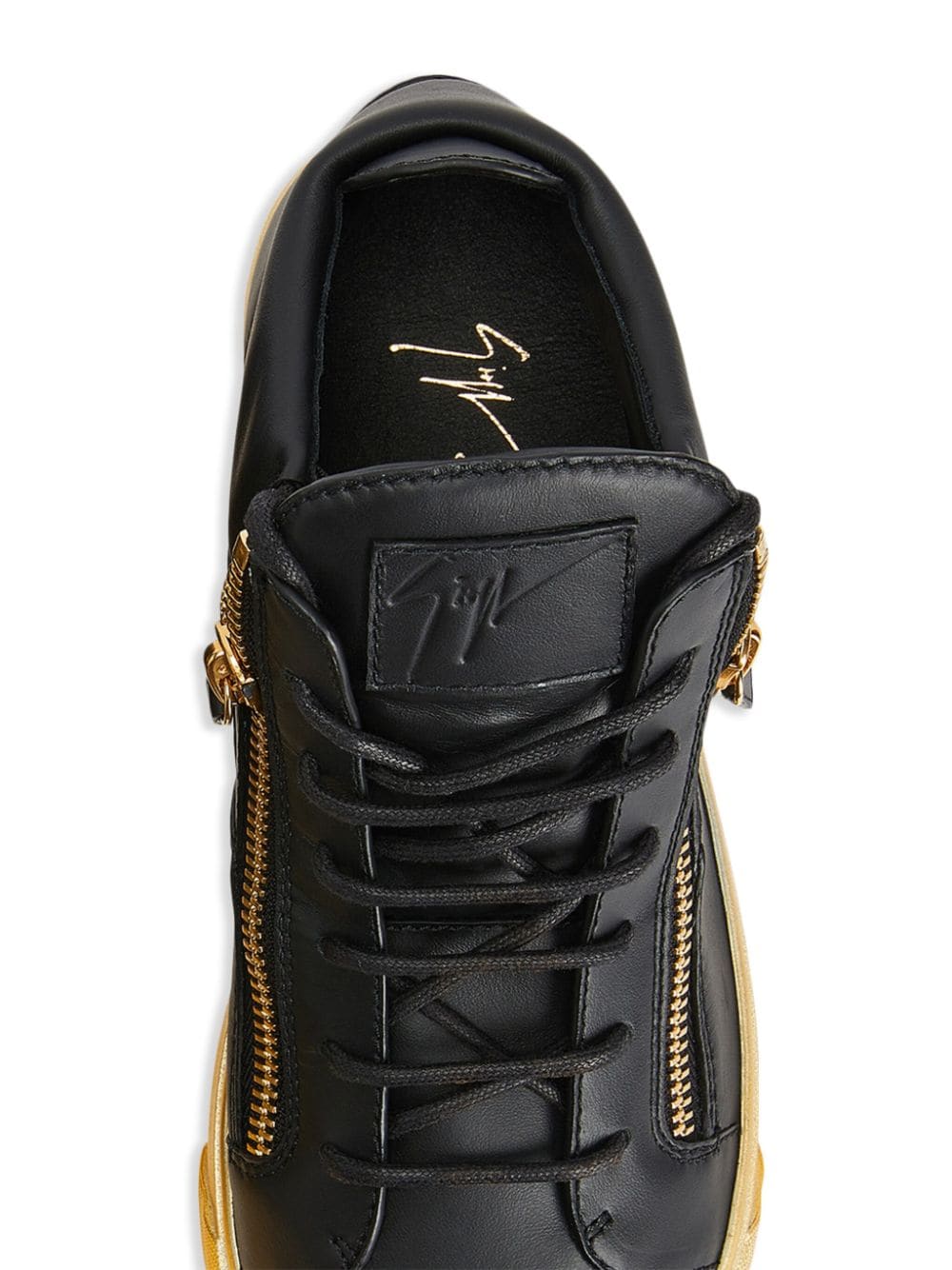 Giuseppe Zanotti Kriss leren sneakers - Zwart