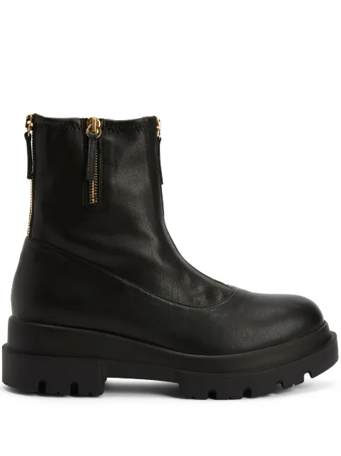 Giuseppe Zanotti botines con parche del logo