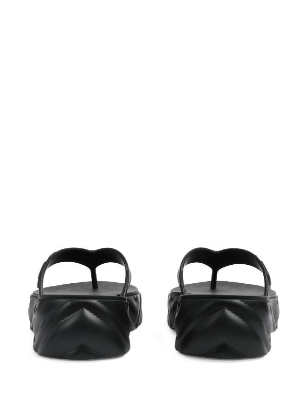 Gucci logo-debossed Platform flip-flops - Farfetch