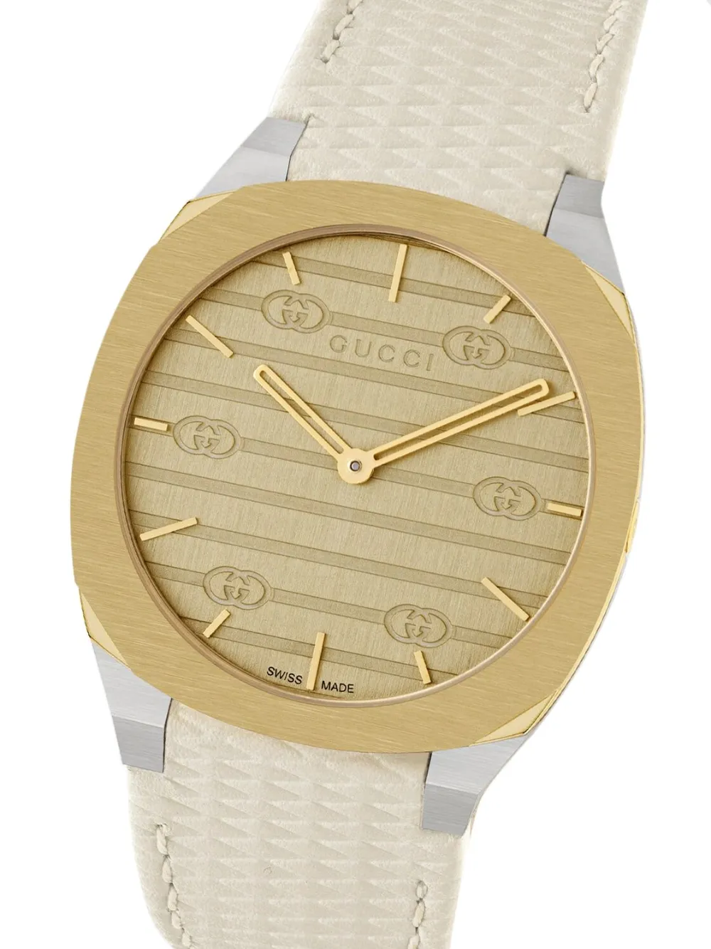 Gucci 25H 34mm - Goud