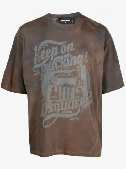 DSQUARED2 T-Shirt mit grafischem Print