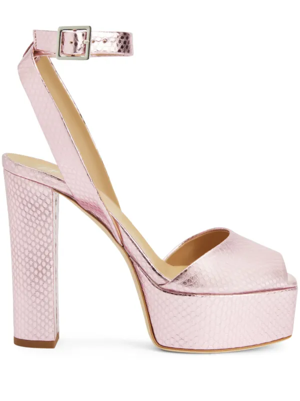 Giuseppe Zanotti Betty 120mm Platform Sandals Pink FARFETCH CA