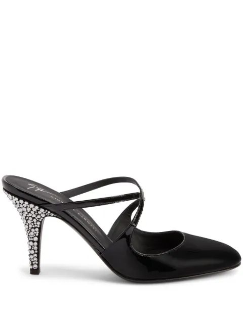 Giuseppe Zanotti Marthe crystal-embellished leather sandals 