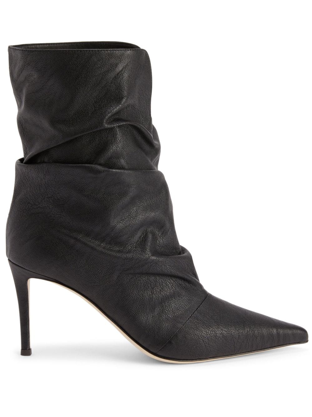 Giuseppe Zanotti Yunah 85mm Leather Boots In Black