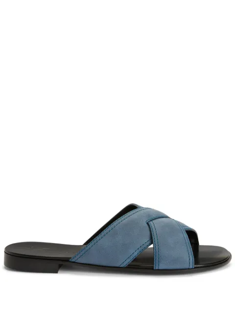 Giuseppe Zanotti Flavio suede slides