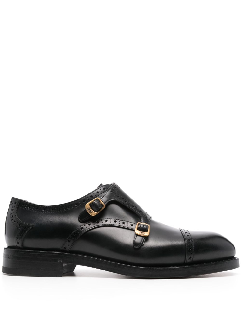 Gucci Interlocking-G monk shoes - Black