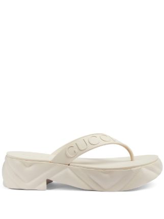 Gucci wedge 2025 flip flops