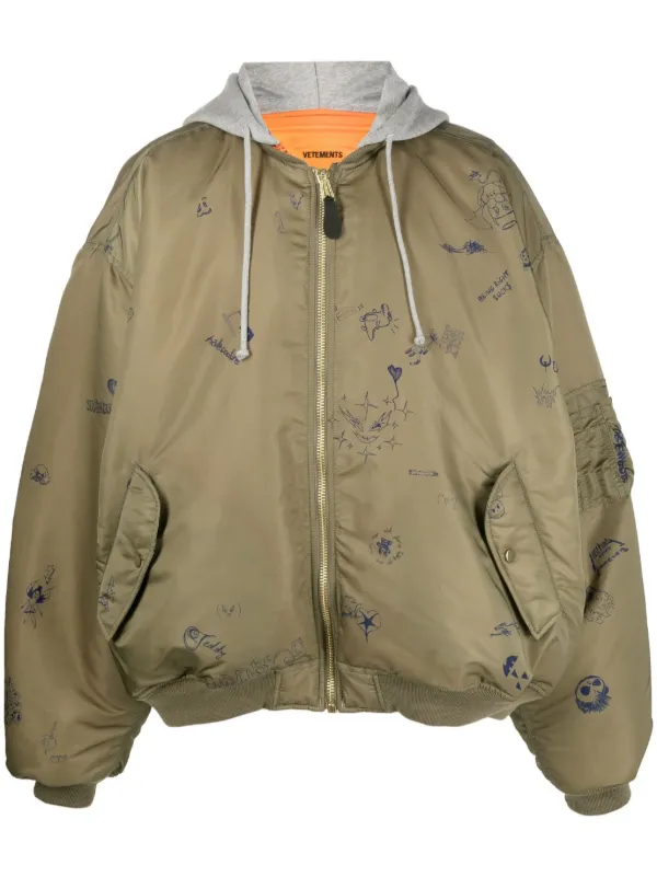 vetements 21AW bomber jacket size xs 極美品 Vetements Reversible Bomber Jacket – Justin Reed